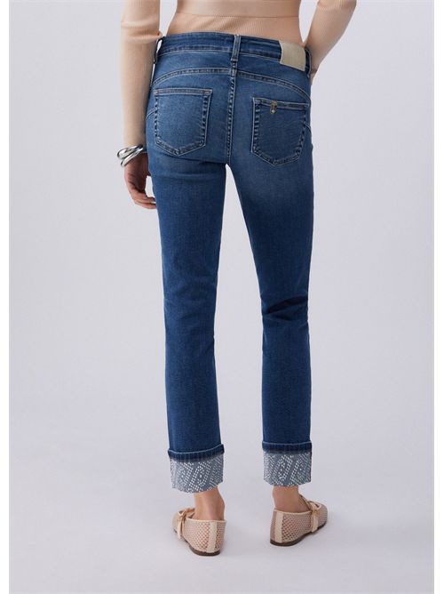 Jeans skinny con strass LIU JO | UA6006D0305/78967